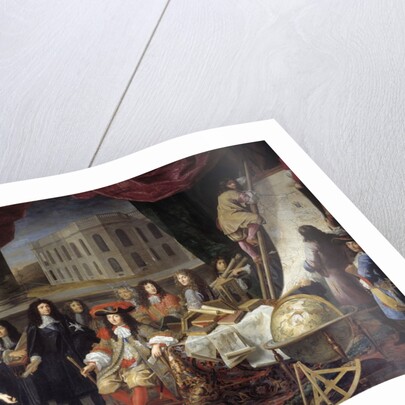Colbert Presenting the Members of the Royal Academy of Science to Louis XIV by Henri Testelin