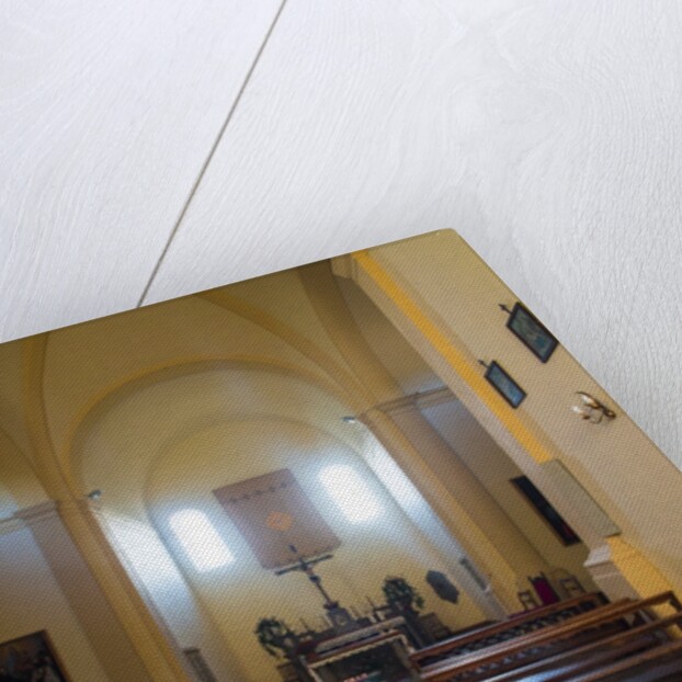 Inside very small chapel in the town of Volpaia Chianti Tuscany by Anonymous