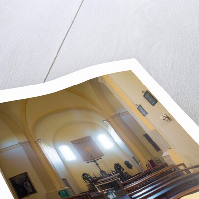 Inside very small chapel in the town of Volpaia Chianti Tuscany by Anonymous