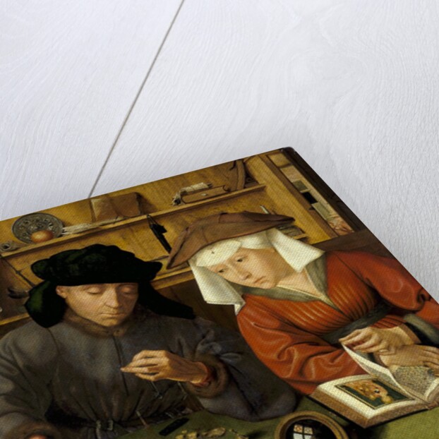 The Moneylender and His Wife by Quentin Massys