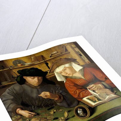 The Moneylender and His Wife by Quentin Massys