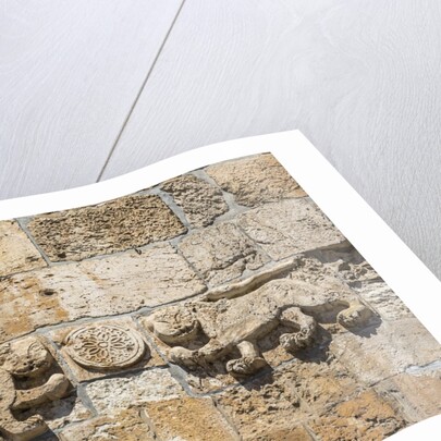 Old Town, detail of the Lions' Gate (also known as St. Stephen's Gate) by Anonymous