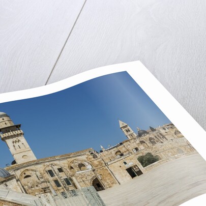 Old City, Temple Mount, the Summer Pulpit and a minaret by Anonymous