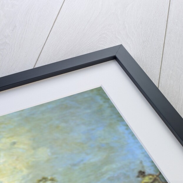 The Mill. A woman washing clothes in the stream by Francois Boucher