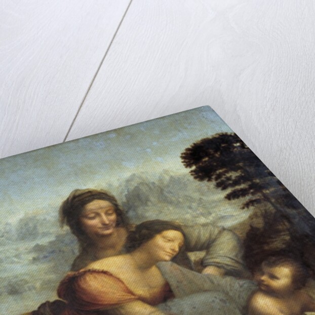 The Virgin, Child Jesus and St. Anne - by Leonard de Vinci