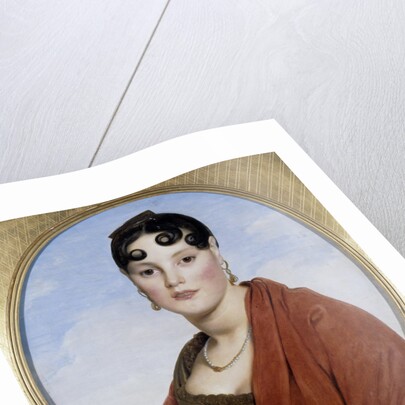 Portrait of Madame Aymon called La Belle Zelie by Jean Auguste Dominique Ingres