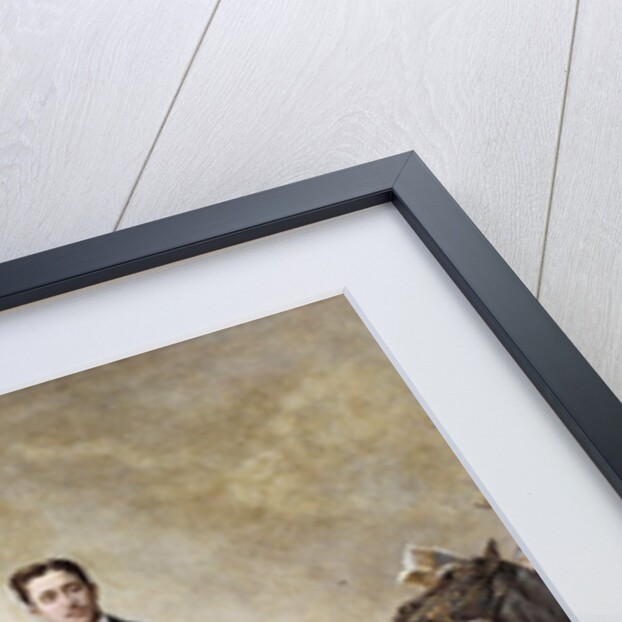 Equestrian portrait of the Prince Eugene Louis Napoleon by Charles Porion