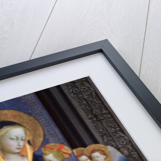 Saint Dominic altarpiece, detail of Virgin and Child enthroned with Angels by Fra Angelico