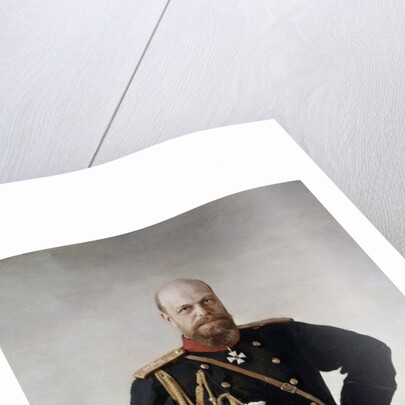 Portrait of Alexander III by Valentin Serov