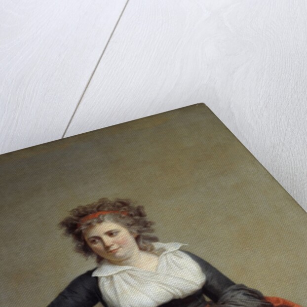 Portrait of the Marquise d'Orvilliers by Jacques Louis David