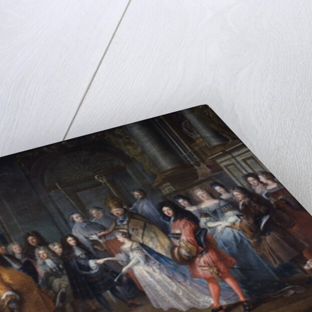 Marriage of Louis of France to Princess Marie Adelaide of Savoy by Antoine Dieu