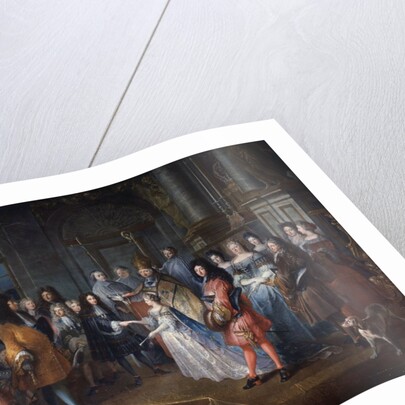 Marriage of Louis of France to Princess Marie Adelaide of Savoy by Antoine Dieu