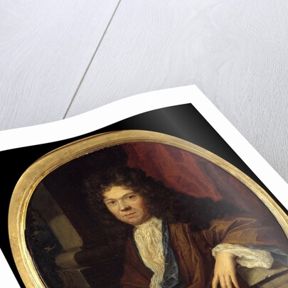 Portrait of Jean de la Bruyere - by Gaspar Netscher