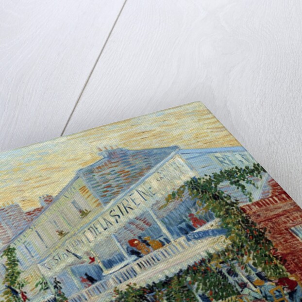 The Restaurant de la Sirene at Asnieres - by Vincent Van Gogh