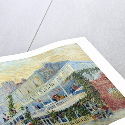 The Restaurant de la Sirene at Asnieres - by Vincent Van Gogh