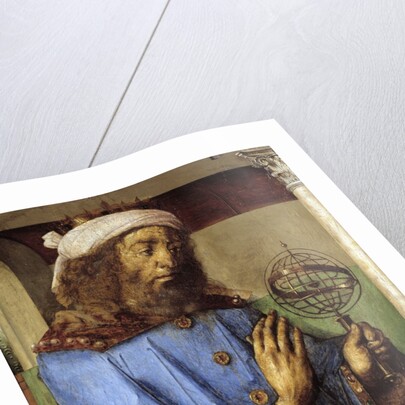 Portrait of Ptolemy - by Pedro Berruguete and Juste De Gand by Anonymous