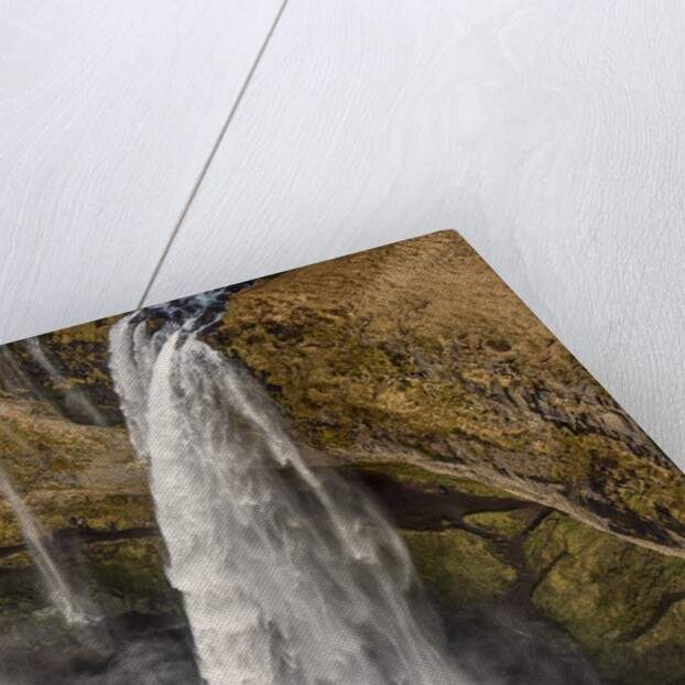 Aerial view of Seljalandsfoss Waterfall, Iceland by Anonymous