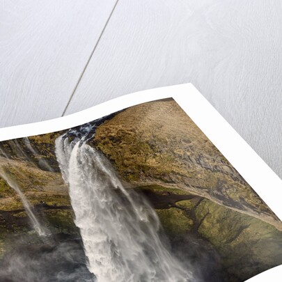 Aerial view of Seljalandsfoss Waterfall, Iceland by Anonymous