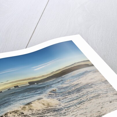 Waves crashing on the beach, Dyrholaey, Iceland by Anonymous