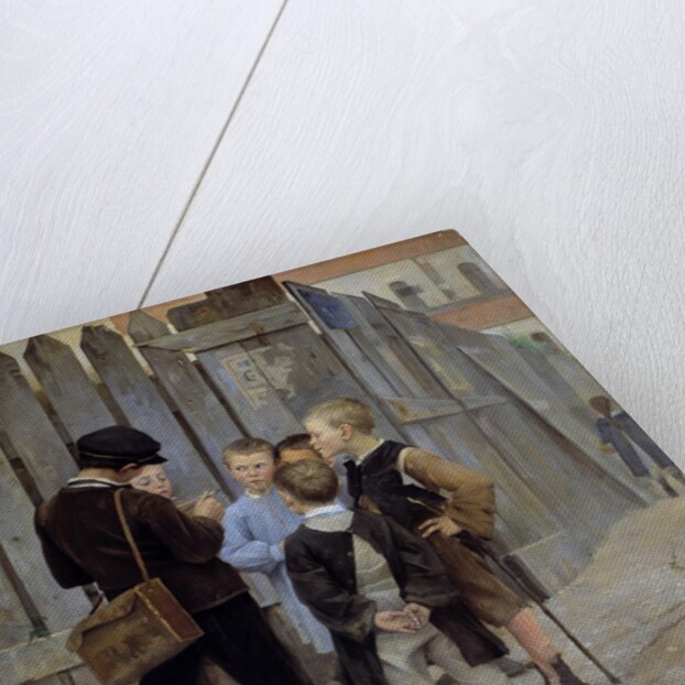 The meeting. Slum children by Maria Konstantinovna Bashkirtseff