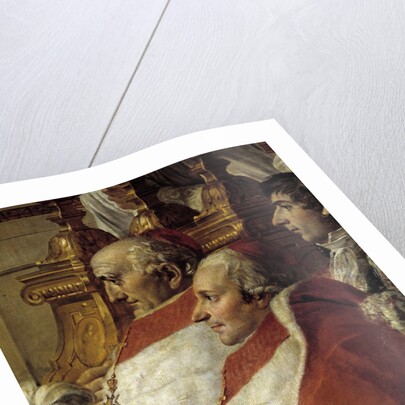 Detail of The Consecration of the Emperor Napoleon I by Jacques Louis David