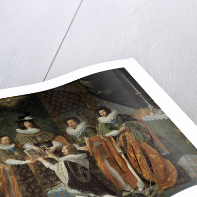 Henri d'Orleans Receiving Knight of the Order of the Holy Spirit by Philippe de Champaigne