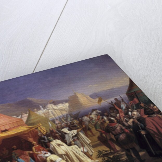 The Taking of Tripoli, April 1102 by Charles Alexandre Debacq