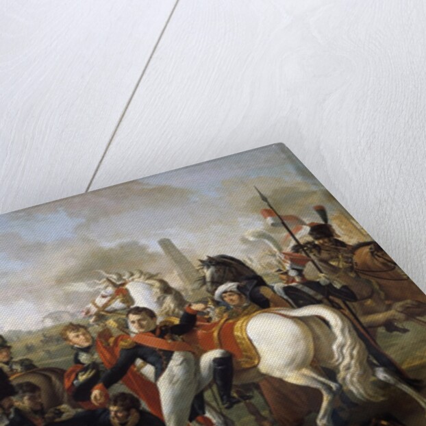 Napoleon I, injured in his foot, in front of Ratisbon by Claude Gautherot