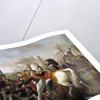 Napoleon I, injured in his foot, in front of Ratisbon by Claude Gautherot