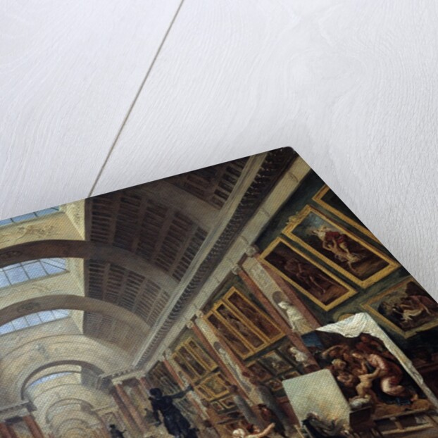 Design for the Grande Galerie in the Louvre by Hubert Robert