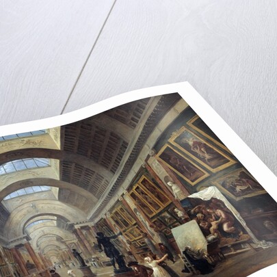 Design for the Grande Galerie in the Louvre by Hubert Robert