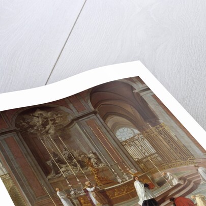 The Mass of Canon de La Porte or the Altar of Notre-Dame de Paris by Jean Jouvenet