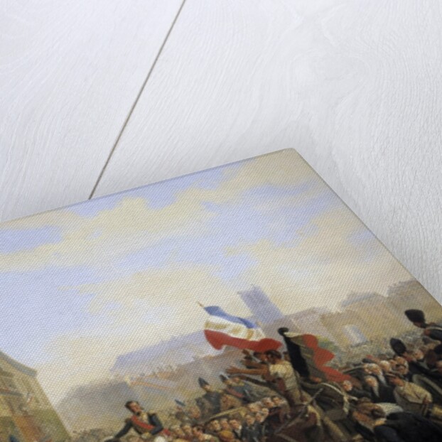 Louis Philippe, Duke of Orleans arriving to the City Hall in Paris by Eloi Firmin Feron