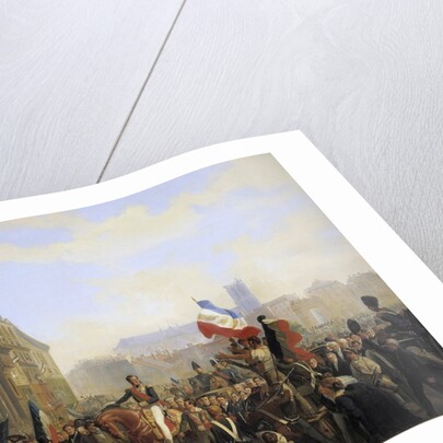 Louis Philippe, Duke of Orleans arriving to the City Hall in Paris by Eloi Firmin Feron