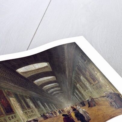 Project for the arrangement of the Grand Gallery of the Louvre by Hubert Robert