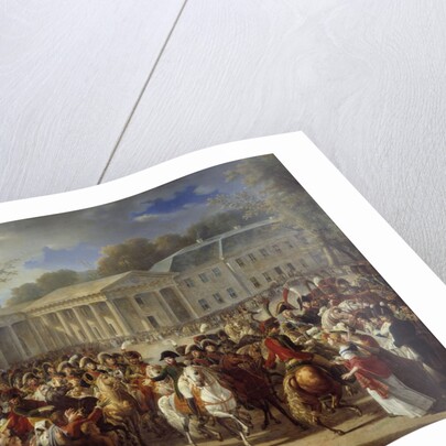 Entry of Napoleon I into Berlin by Charles Meynier
