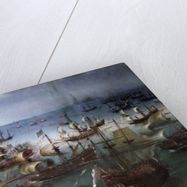 Day seven of the battle with the Armada, 07/08/1588 by Hendrick Cornelisz Vroom