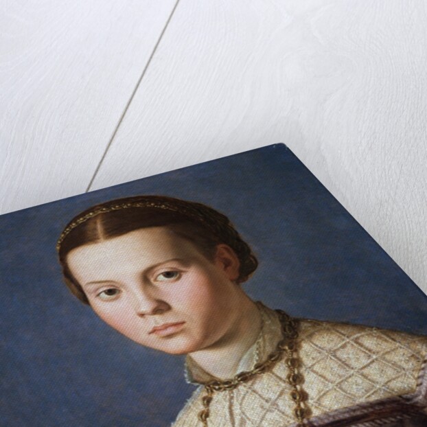 Portrait of a Little Girl with a Book by Agnolo Bronzino