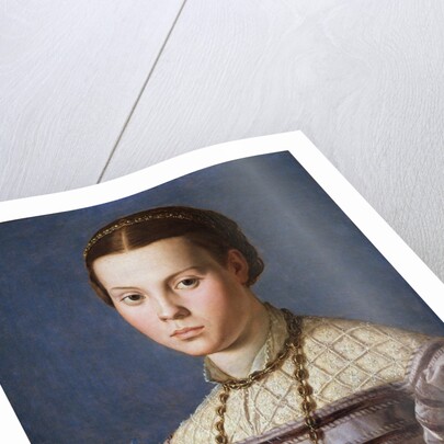 Portrait of a Little Girl with a Book by Agnolo Bronzino