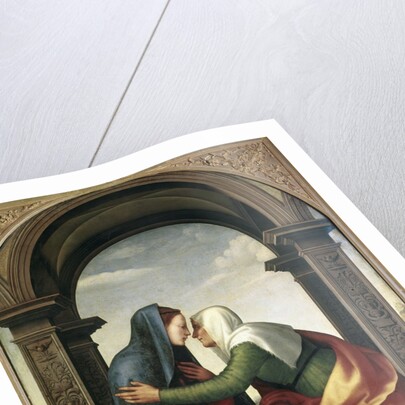 The Visitation of St. Elizabeth to the Virgin Mary by Mariotto Albertinelli