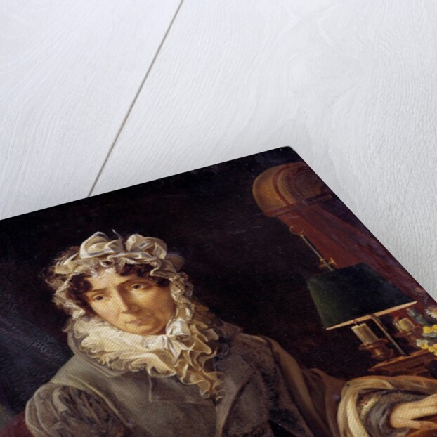 Portrait of Felicite Stephanie Ducrest by Louis Edouard Rioult