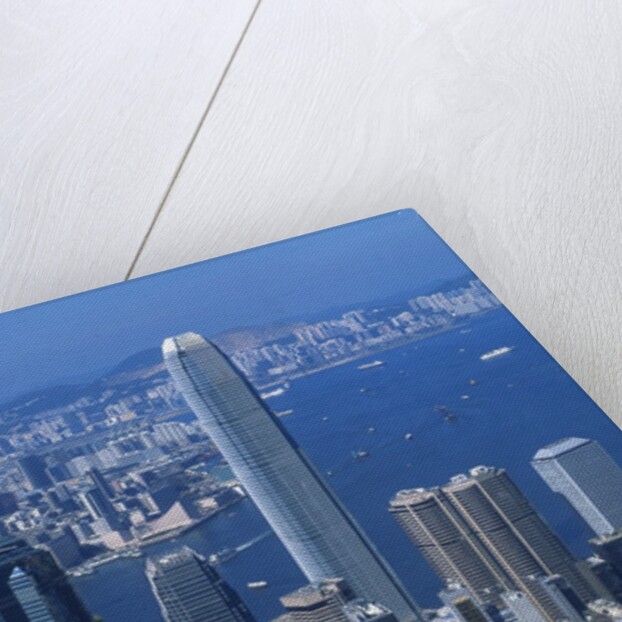 Skyline of Hong Kong seen from Victoria Peak, China by Anonymous