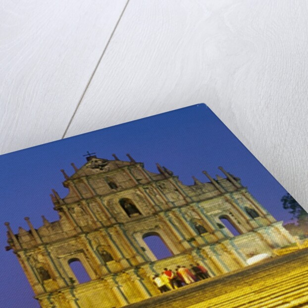 Portuguese ruins of St Paul, Macau, China by Anonymous