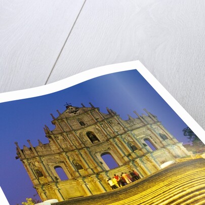 Portuguese ruins of St Paul, Macau, China by Anonymous