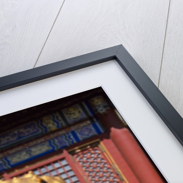 Guardian Lion at Forbidden City on Tiananmen Square, Imperial Palace, Beijing, Dongcheng District, China by Anonymous