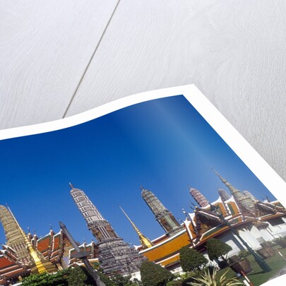 View of Wat Phra Kaeo, Grand Palace, Bangkok, Thailand by Anonymous