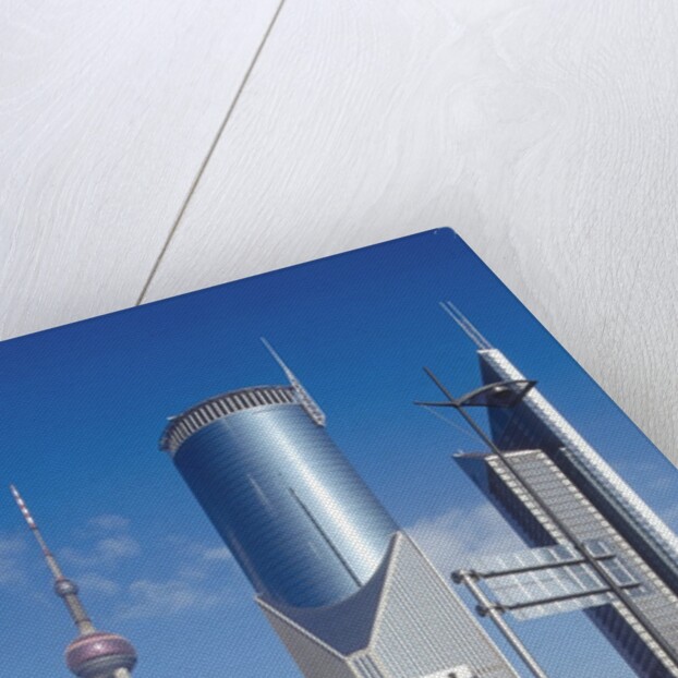 High Rise and TV Tower, Pudong, Shanghai, China by Anonymous