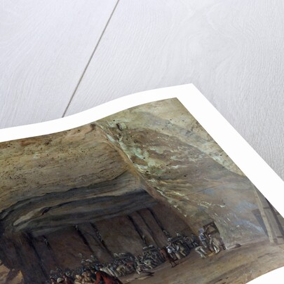 Cave used as warehouse for salt in Dieppedalle by Jean-Pierre Houel
