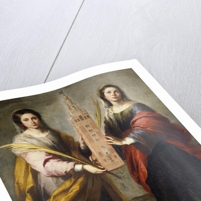 Saints Justa and Rufina, patronesses of Sevilla by Bartolome Esteban Murillo