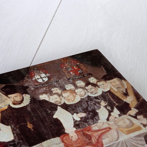 John Banister giving an anatomical lesson at the Barber-Surgeon's Hall in 1548 by Anonymous